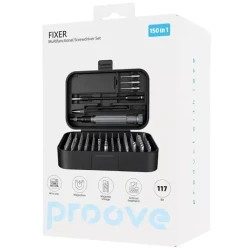 Набор отверток Proove Fixer 150in1, черный flexmag.md