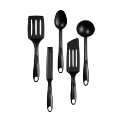 Set de ustensile de bucatarie Tefal K001A504 Bienvenue Negru flexmag.md