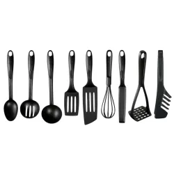 Set de ustensile de bucatarie Tefal K001S925 Bienvenue Negru flexmag.md