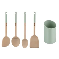 Set de ustensile de bucatarie Tefal K270S504, Bej flexmag.md