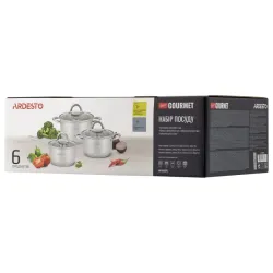 Набор посуды Ardesto AR1906GPS Gemini Gourmet Andria из нержавеющей стали flexmag.md