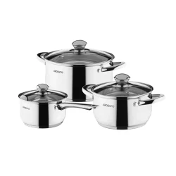 Set de vase Ardesto AR1906PS, Otel inoxidabil flexmag.md