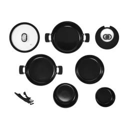 Set de vase RESTO 95800 Save & Stock Negru flexmag.md