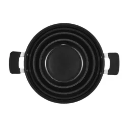 Set de vase RESTO 95800 Save & Stock Negru flexmag.md