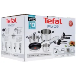 Set de vase Tefal G713SB45 Daily Cook Otel inoxidabil flexmag.md