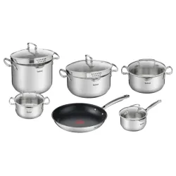 Set de vase Tefal G732SB55 Duetto+ Otel inoxidabil flexmag.md
