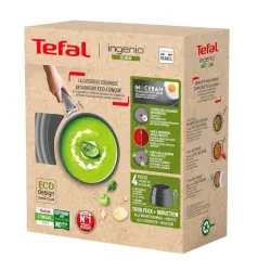 Набор посуды Tefal L2609402 Ingenio Renew серый flexmag.md