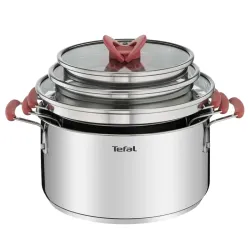 Set de vase Tefal Opti'Space Opti'Space Argintiu flexmag.md