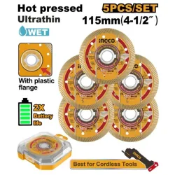 Set discuri diamantate Ingco DMD051158 flexmag.md