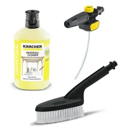 Набор: насадка для пенообразования + чистящее средство + щетка Karcher 9.633-509.0 flexmag.md