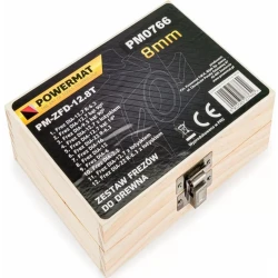 Set freze profilate pentru lemn Powermat PM-ZFD-12.8 flexmag.md