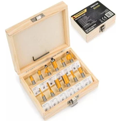 Set freze profilate pentru lemn Powermat PM-ZFD-12.8 flexmag.md