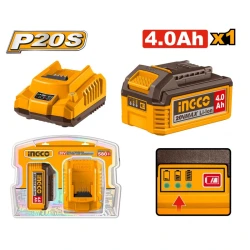 Комплект зарядного устройства + аккумулятора Ingco FBCPK1012 flexmag.md