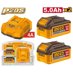 Set incarcator + acumulator Ingco FBCPK2513 flexmag.md
