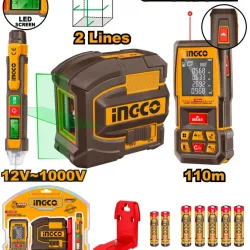Set instrumente de masurare cu laser Ingco COS260203 flexmag.md