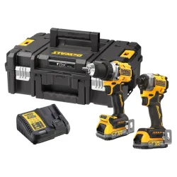 Набор аккумуляторных инструментов DeWALT DCK2050H2T-QW (2 аккумулятора) flexmag.md