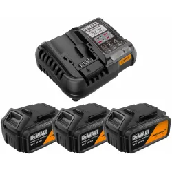 Набор аккумуляторных инструментов DeWALT DCK5222MP3T-QW (3 аккумулятора) flexmag.md