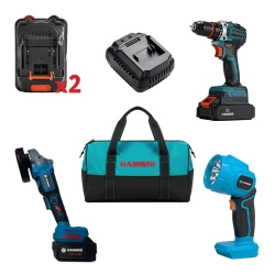 Set instrumente pe acumulator Hammer 859607 flexmag.md