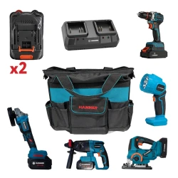 Set instrumente pe acumulator Hammer 859608 flexmag.md