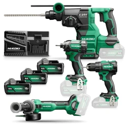 Set instrumente pe acumulator Hikoki KC18DEWHZ flexmag.md