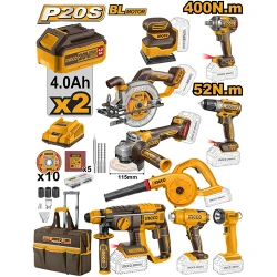 Set instrumente pe acumulator Ingco CKLI2098 flexmag.md