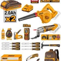 Set instrumente pe acumulator Ingco COS26206 flexmag.md