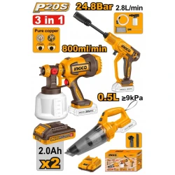 Set instrumente pe acumulator Ingco COSLI230522 flexmag.md