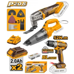 Set instrumente pe acumulator Ingco COSLI240685 flexmag.md