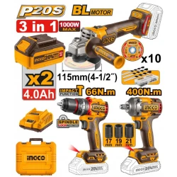 Набор инструмента на аккумуляторе Ingco COSLI241291 flexmag.md
