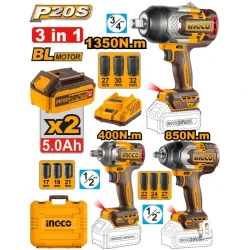 Set instrumente pe acumulator Ingco COSLI250386 flexmag.md