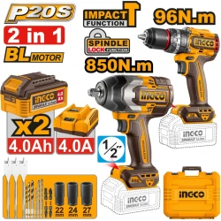 Set instrumente pe acumulator Ingco COSLI250586 flexmag.md