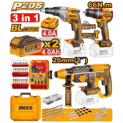 Set instrumente pe acumulator Ingco COSLI250591 flexmag.md