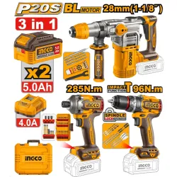 Set instrumente pe acumulator Ingco COSLI250693 flexmag.md
