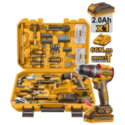 Set instrumente pe acumulator Ingco HKTHP41662 flexmag.md