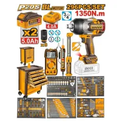 Set instrumente pe acumulator Ingco HTCS282962 flexmag.md