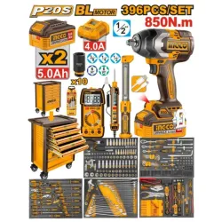 Set instrumente pe acumulator Ingco HTCS283962 flexmag.md