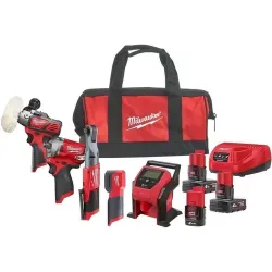 Набор аккумуляторных инструментов Milwaukee 4933492514 flexmag.md