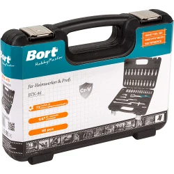 Набор инструментов и аксессуаров Bort BTK-46 flexmag.md