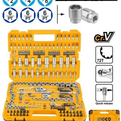 Set instrumente si accesorii Ingco HKTS082016 flexmag.md