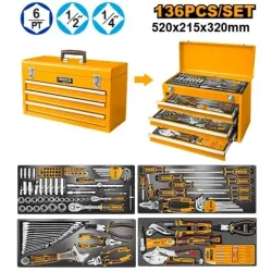 Set instrumente si accesorii Ingco HTCS261368 flexmag.md