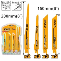 Набор лезвий для сабельной пилы Ingco RSB1001 flexmag.md