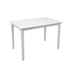 Set masa pentru bucatarie Deco Houston White+4 scaune Houston flexmag.md