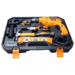 Set masina de gaurit + 95 unelte Tolsen 79685 flexmag.md