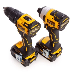 Set masina de gaurit si insurubat cu acumulator si impact DeWALT DCK2062M2T flexmag.md