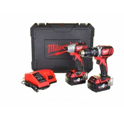 Set masina de gaurit si insurubat cu impact Milwaukee M18BPP2C-402C flexmag.md