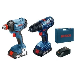 Set masina de gaurit si insurubat pe acumulator cu impact Bosch (06019G5222) flexmag.md