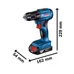 Set masina de gaurit si insurubat pe acumulator cu impact Bosch GDX 18V-285 + GSR 185-LI flexmag.md