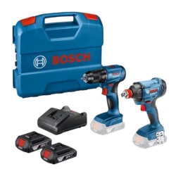 Set masina de gaurit si insurubat pe acumulator cu impact Bosch GSR185+GDX180 (B0615990N4G) flexmag.md