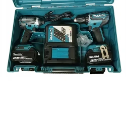 Набор аккумуляторного шуруповерта и дрели Makita DLX2127X1 flexmag.md
