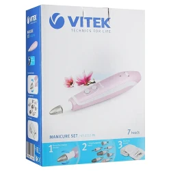 Комплект для маникюра VITEK VT-2215BK, розовый flexmag.md